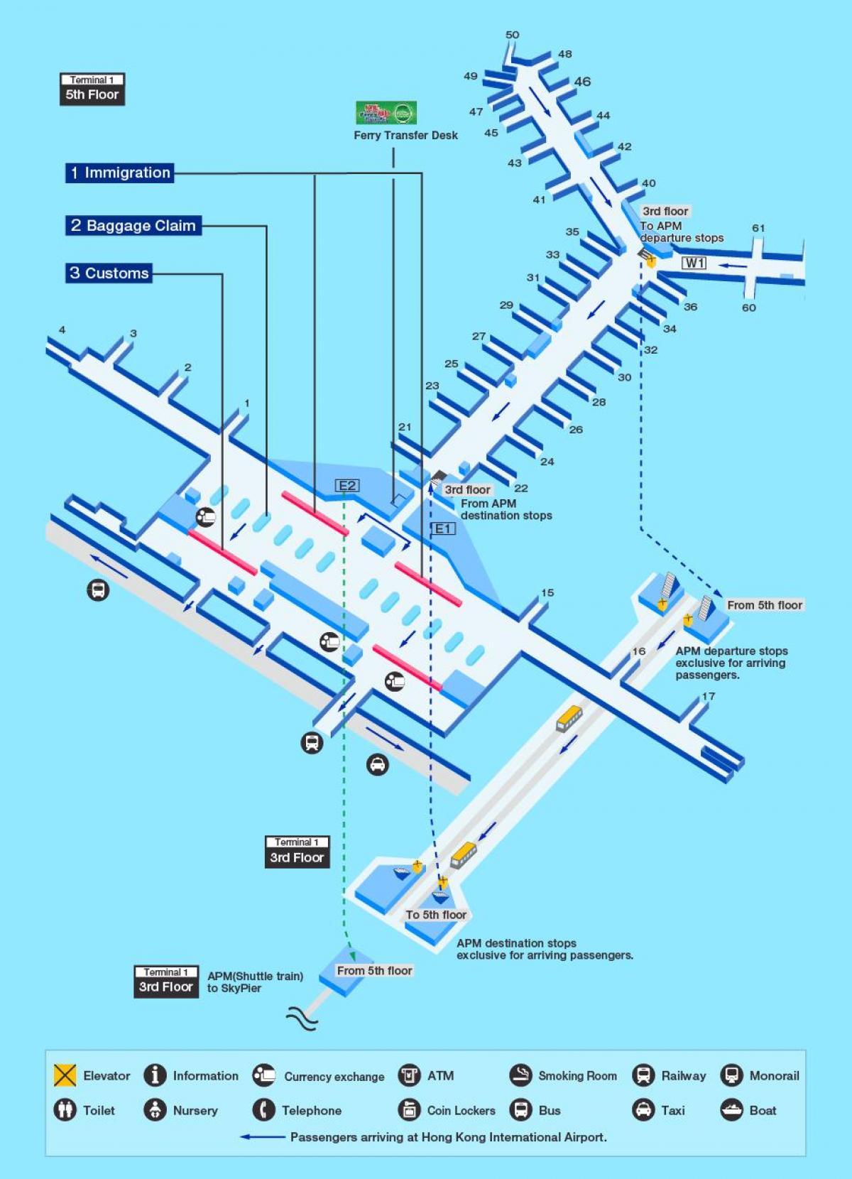 Хонг Конг аеродром портата мапа