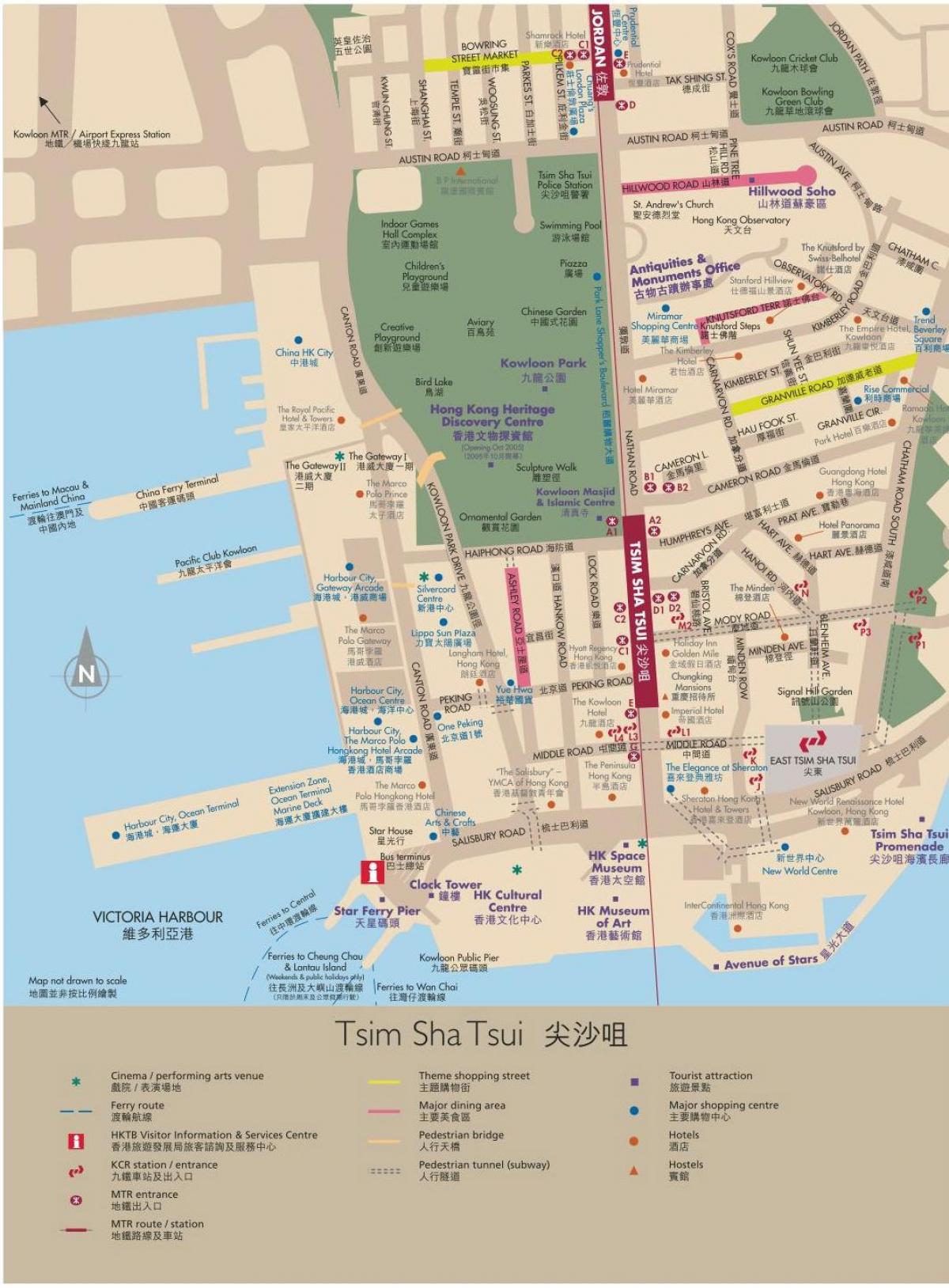 Хонг Конг мапата Kowloon