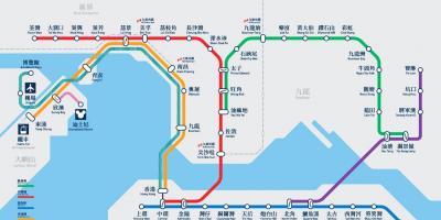 Causeway bay MTR станица на мапа