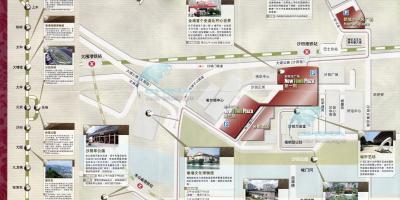 Shatin мапата Хонг Конг