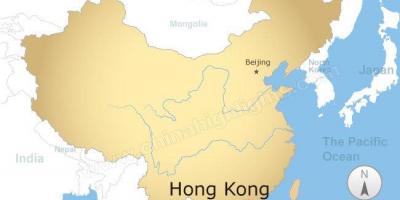 Карта на Кина и Хонг Конг