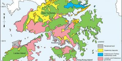 Геолошка карта на Хонг Конг