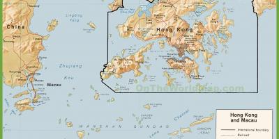 Политичката карта на Хонг Конг