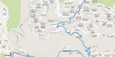 Хонг Конг пешачки патеки мапа