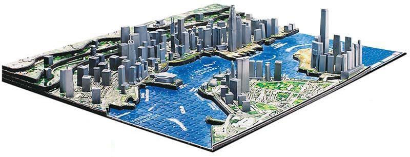 3d мапата на Хонг Конг