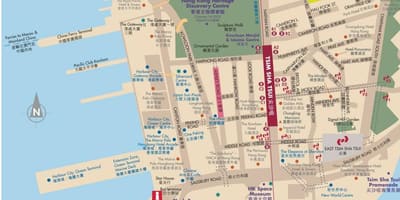 Хонг Конг мапата Kowloon